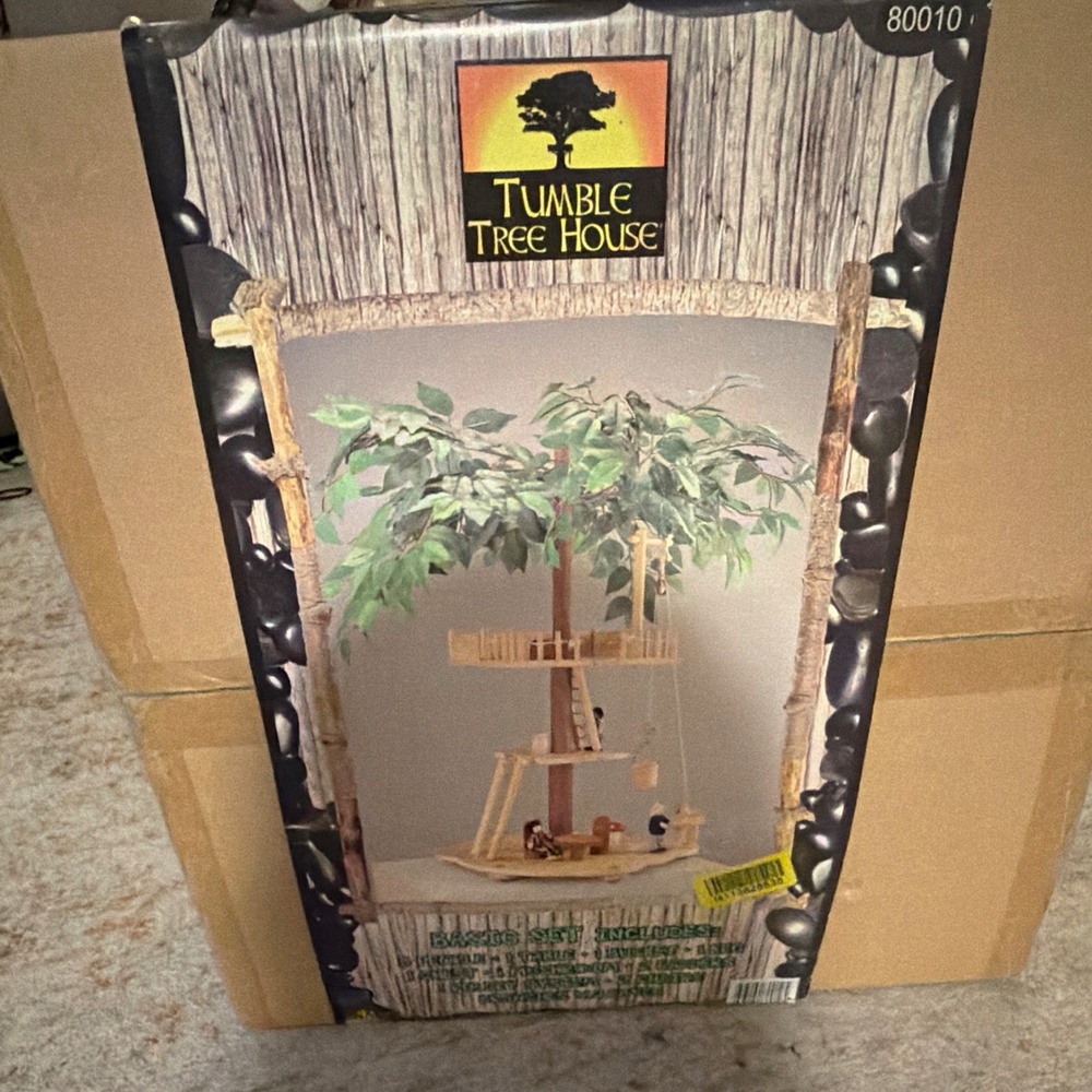 Tumble Tree House Wooden Treehouse Playset  80010 Keg, Pulleys, Buckets sealed